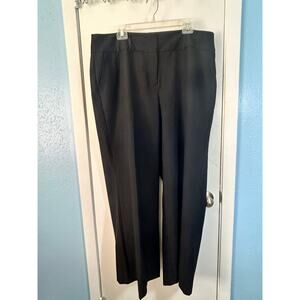 Lane Bryant Dress Pants Size 18 Black High Rise Officecore Trousers Academia
